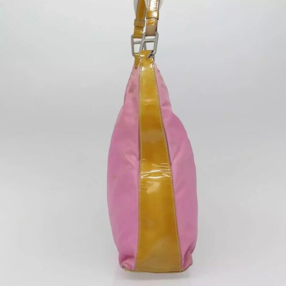PRADA Shoulder Bag Nylon Pink Silver Auth 90242 - Picture 6 of 16